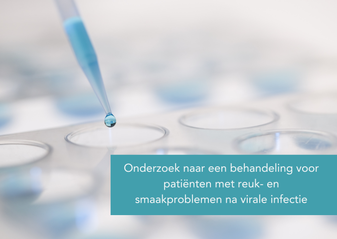 nieuwe behandeling getest voor reukverlies na virale infectie
